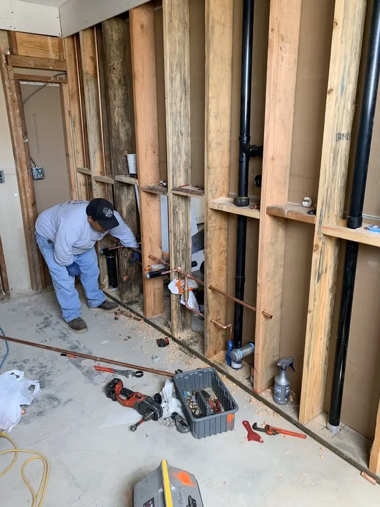 Commercial rough-in plumbing for Gas Line Repair in South Glastonbury